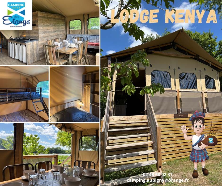 Lodge Kenya 2 ch 5 pers