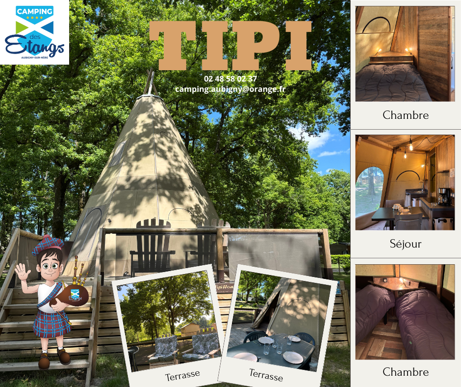Tipi Grand confort 2ch 4 pers