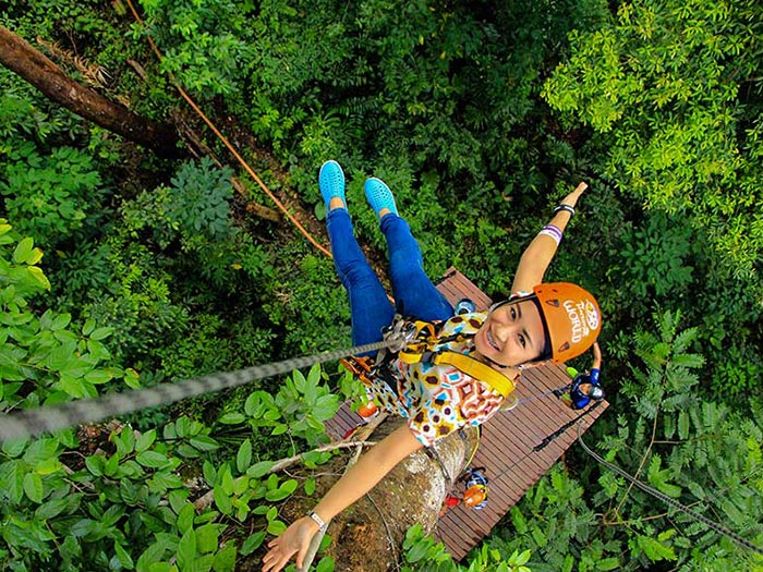 acrobranche activité famille nancay