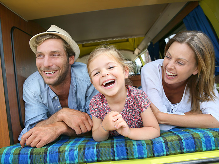 famille emplacement camping