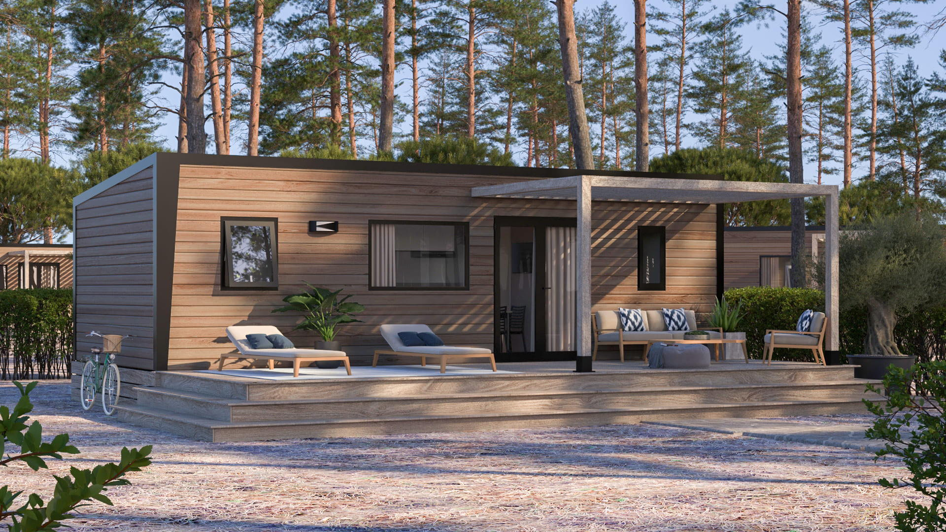 Mobil Home Nest 3 chambres 6 pers.